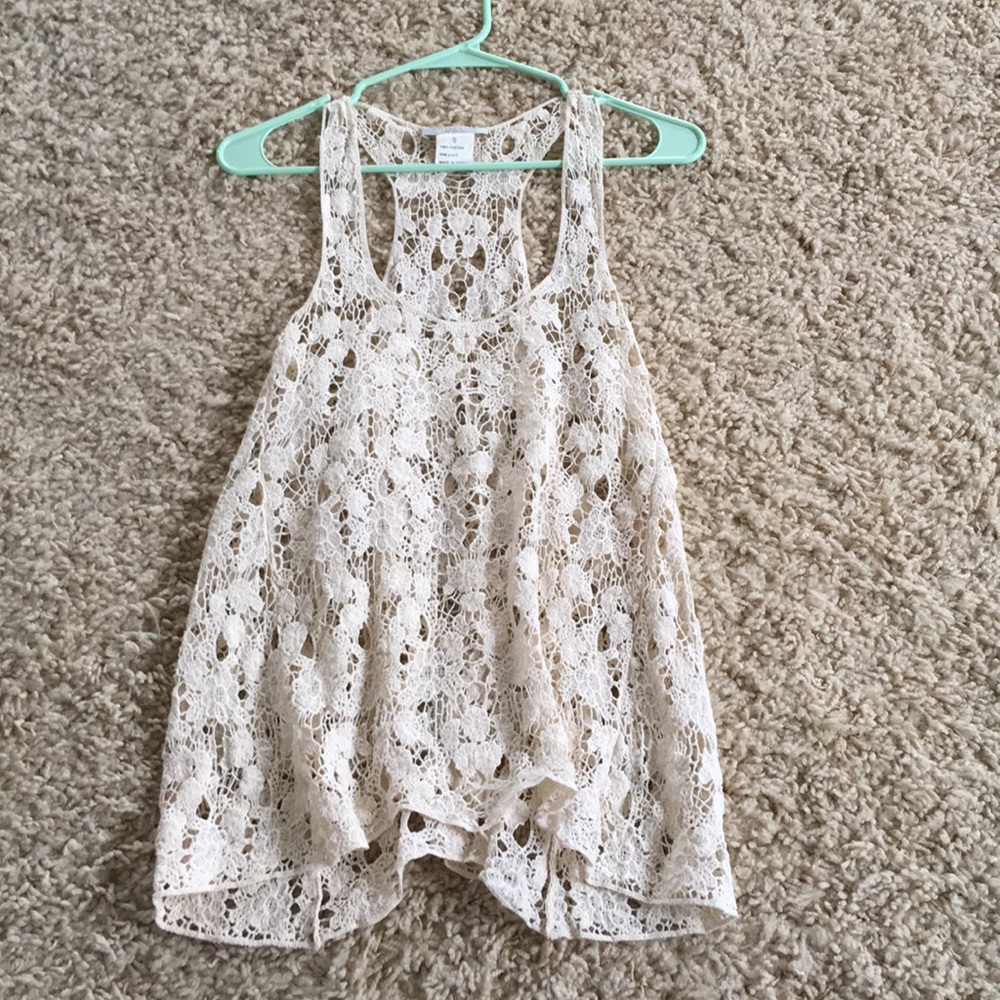 Lace tank top